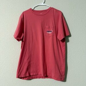 Vineyard Vines Men's Coral Short Sleeve Tee